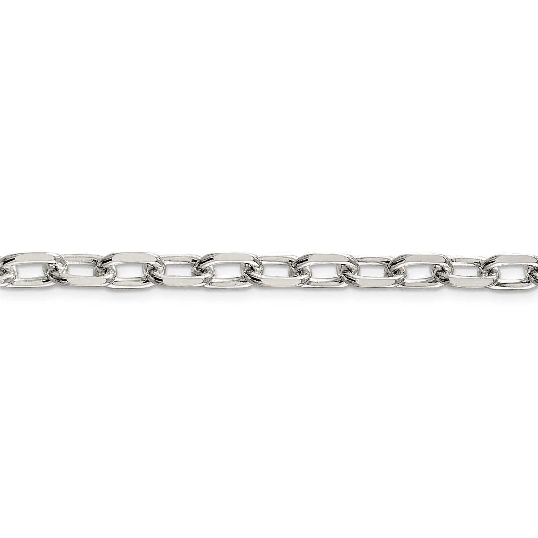 Silver 6.50-mm Fancy D.C Open Link Cable Chain