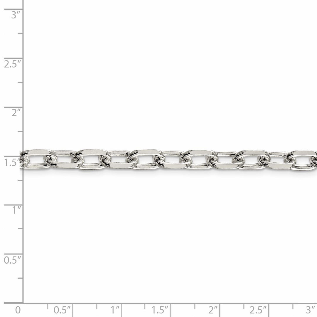 Silver 6.50-mm Fancy D.C Open Link Cable Chain
