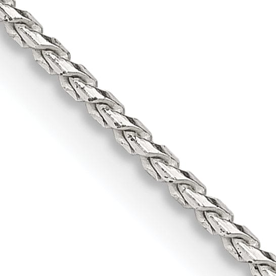 Sterling Silver D.C 0.80-mm Octagon Box Chain