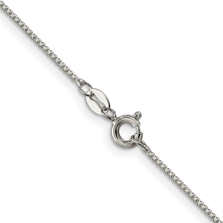 Sterling Silver D.C 1.00-mm Octagon Box Chain