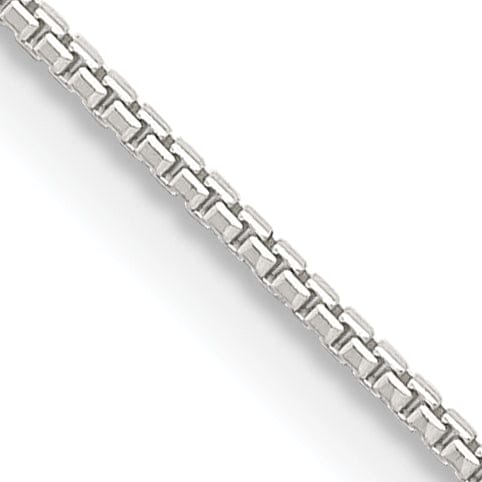 Sterling Silver D.C 1.00-mm Octagon Box Chain