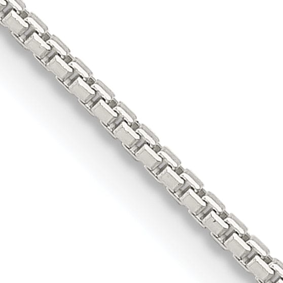 Sterling Silver D.C 1.25-mm Octagon Box Chain