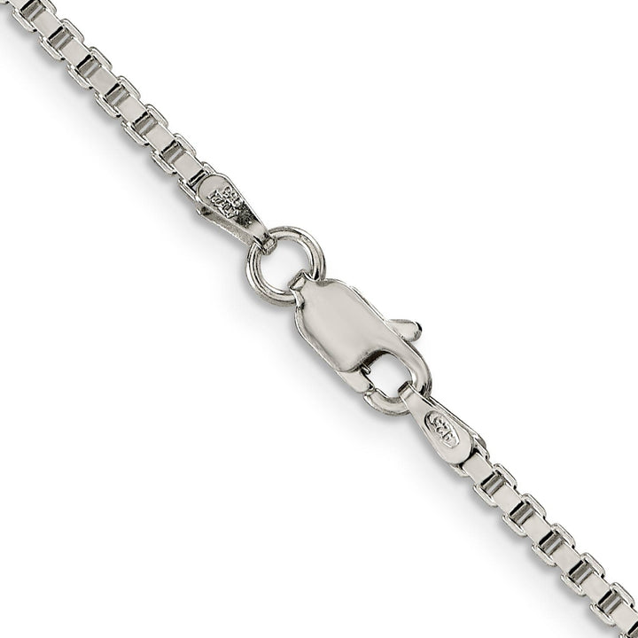 Sterling Silver Polish 2.00-mm Solid Box Chain