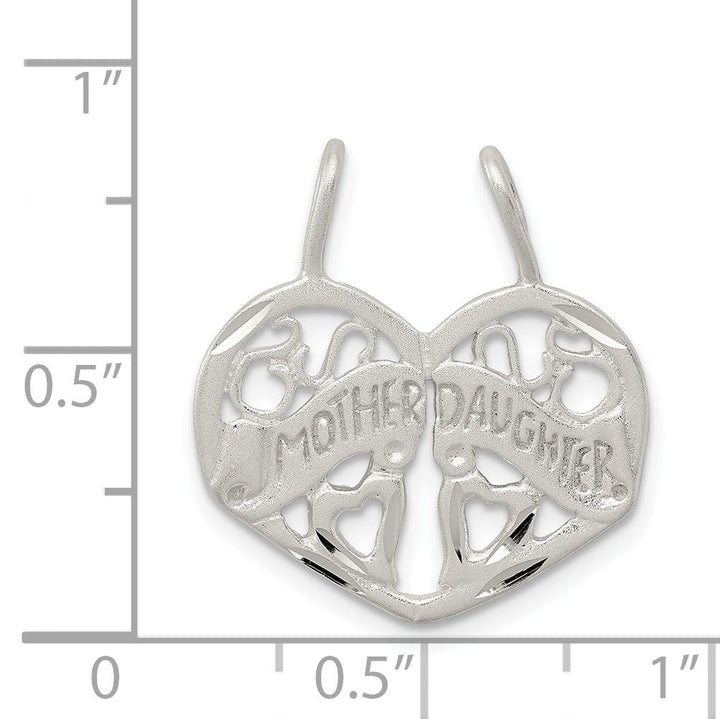 Silver Mother and Daughter 2-Piece Chain Slide