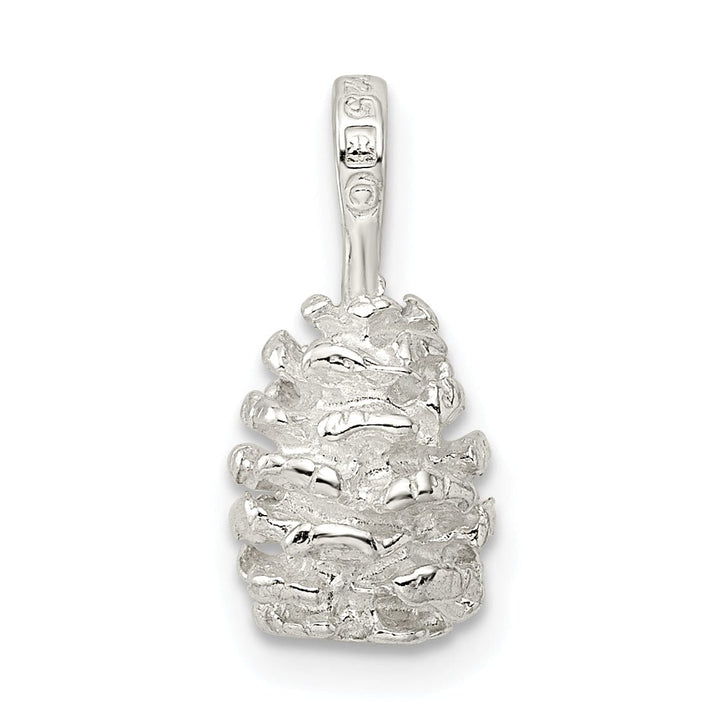 Sterling Silver Pinecone Charm Pendant