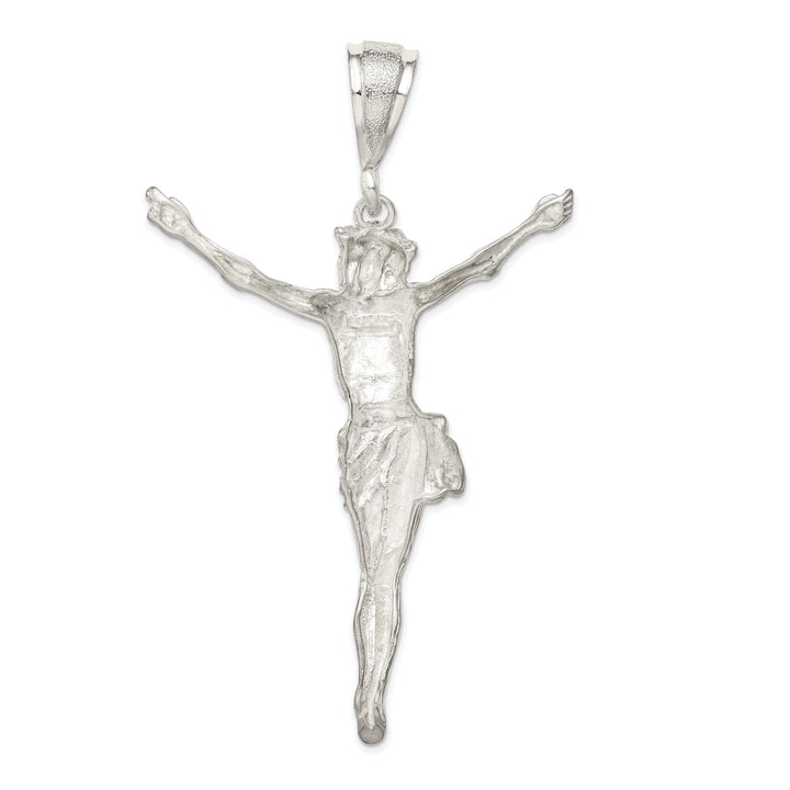 Silver Crucified Christ Slide Pendant