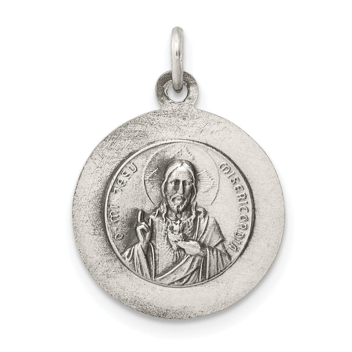 Sterling Silver Queen of the Holy Scapular Medal