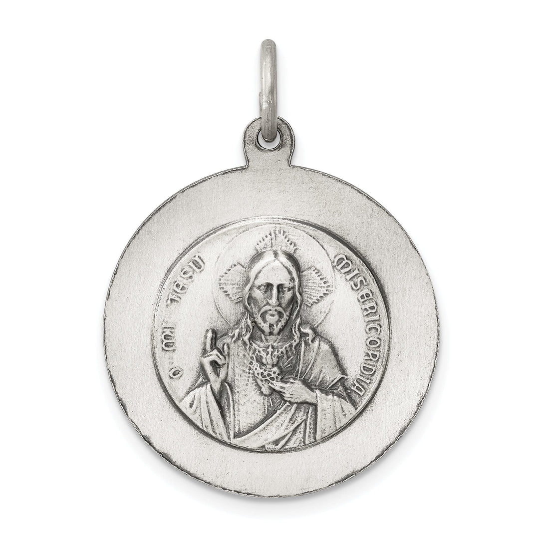 Sterling Silver Queen of the Holy Scapular Medal