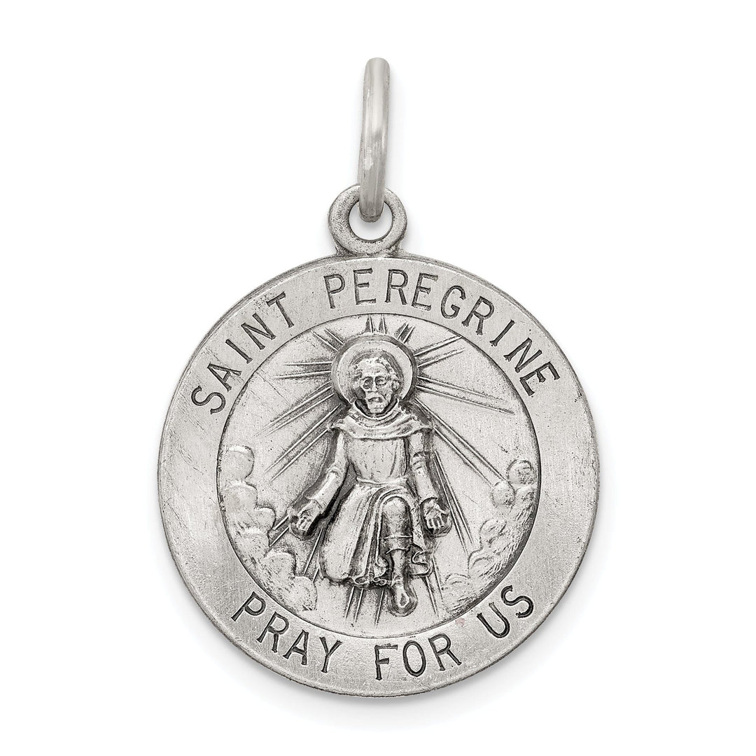 Sterling Silver St. Peregrine Medal