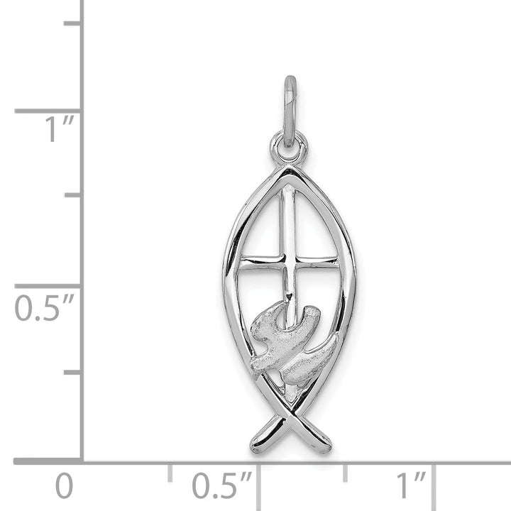 Sterling Silver Ichthus Fish Charm