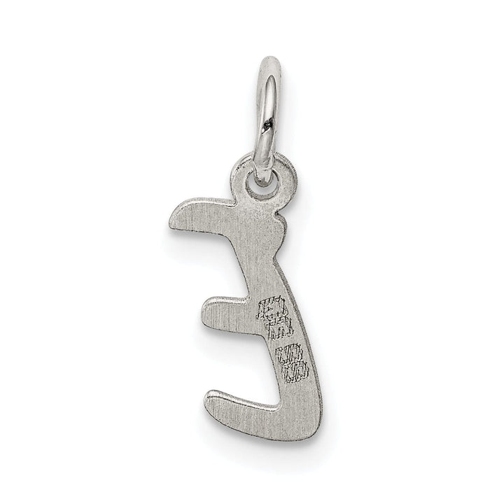 Sterling Silver Small Initial E Charm