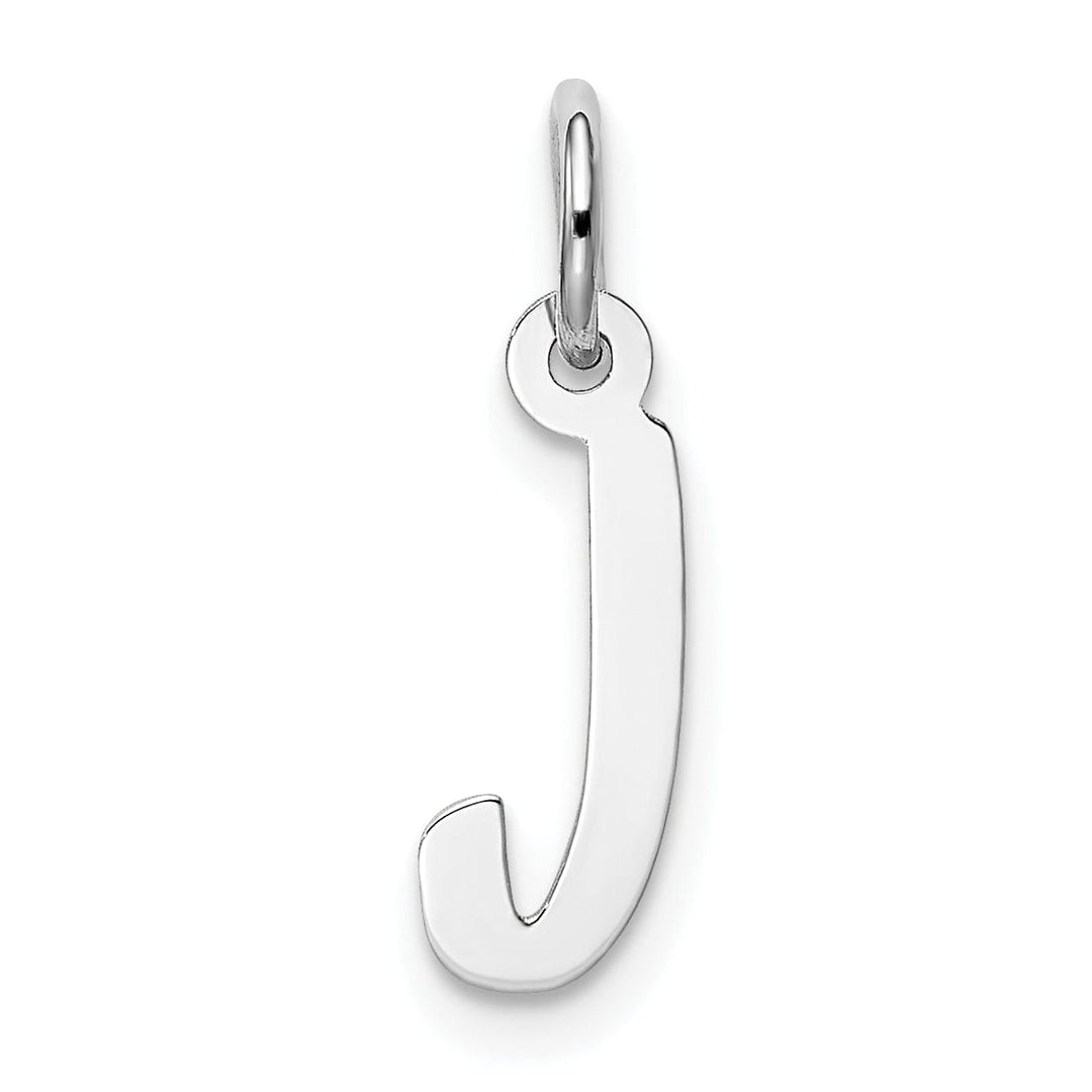Sterling Silver Small Initial J Charm