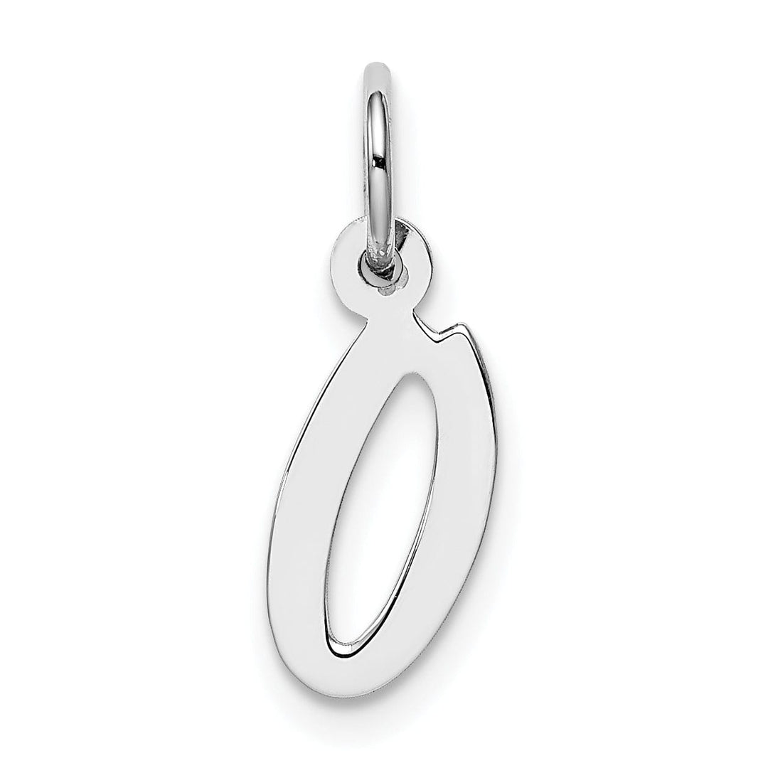 Sterling Silver Small Initial O Charm