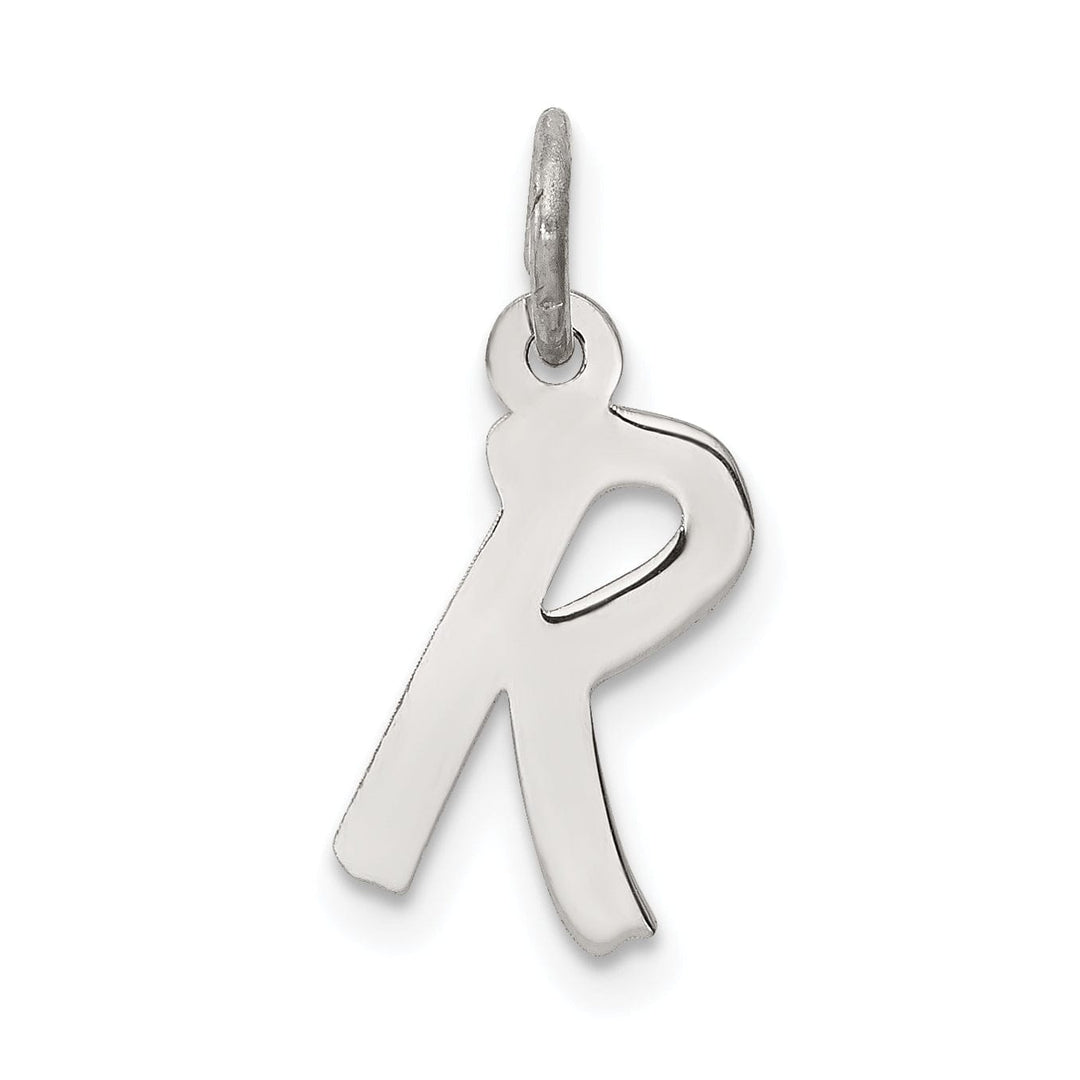 Sterling Silver Small Initial R Charm