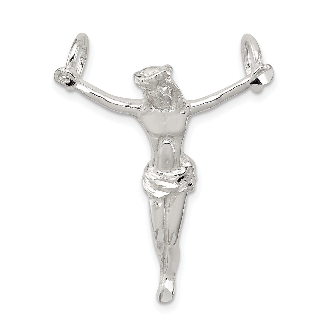 Sterling Silver Corpus Crucified Christ Pendant