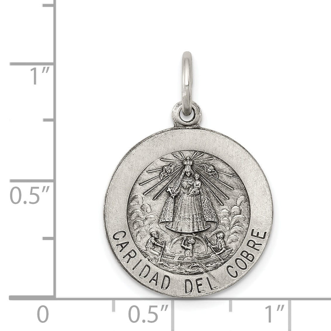 Sterling Silver Caridad del Cobre Medal
