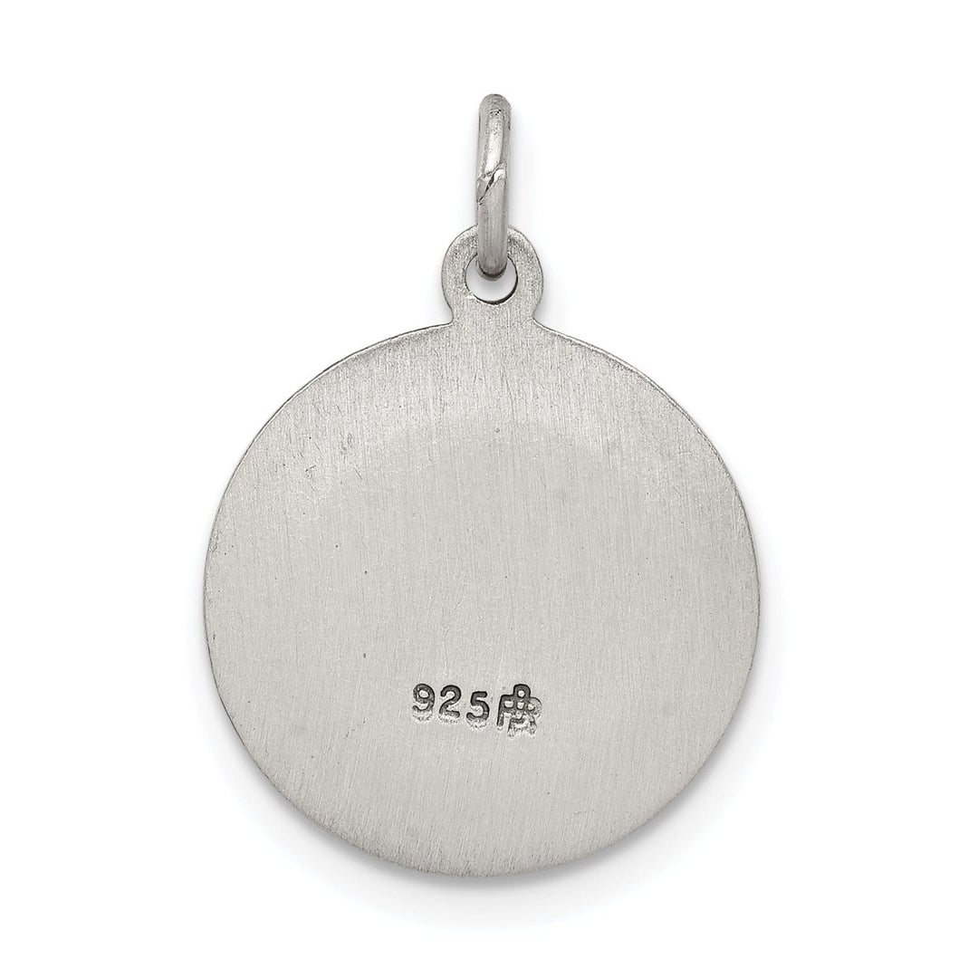 Sterling Silver Antiqued Saint Martha Medal