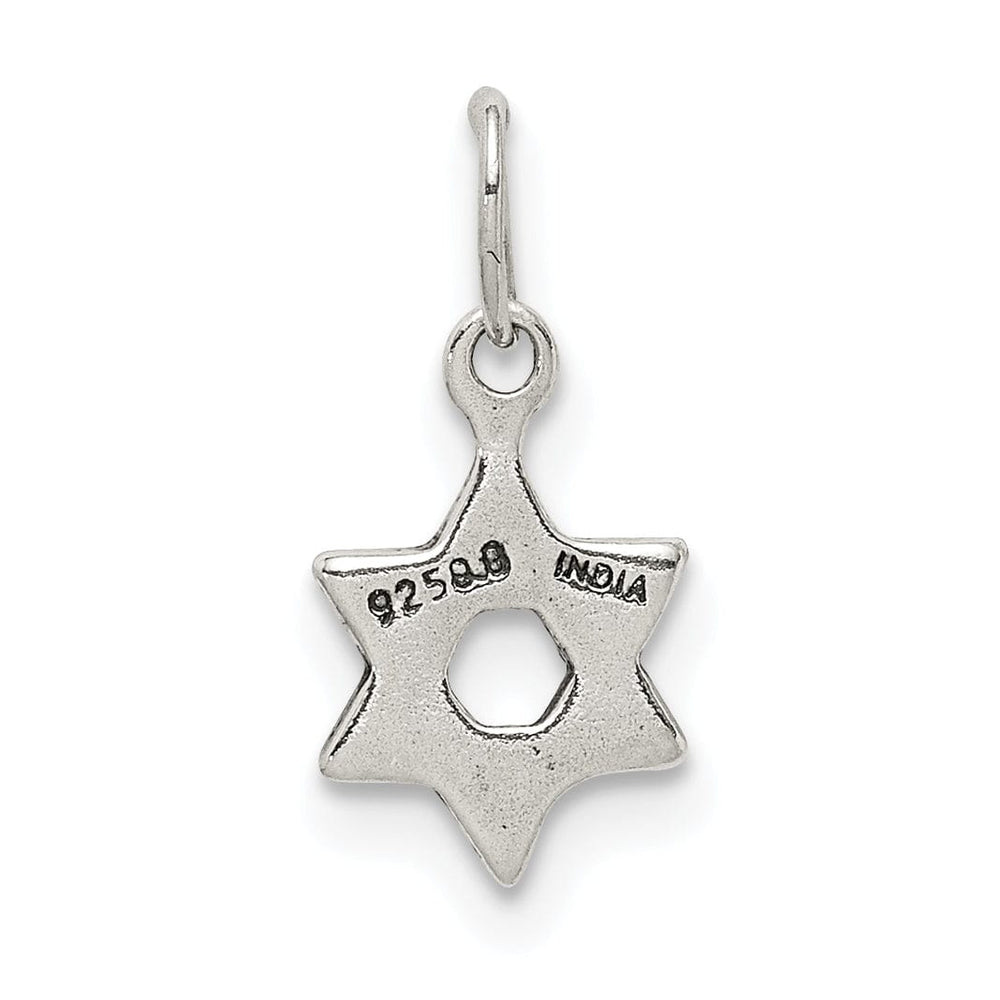 Sterling Silver Small Star of David Charm Pendant