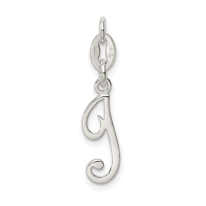 Sterling Silver Chain Slide Initial I Pendant