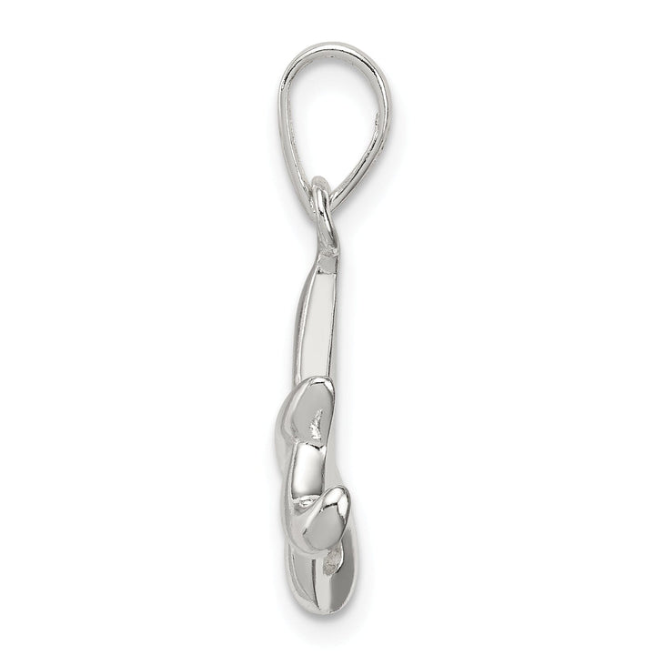 Sterling Silver Polished Initial A Pendant