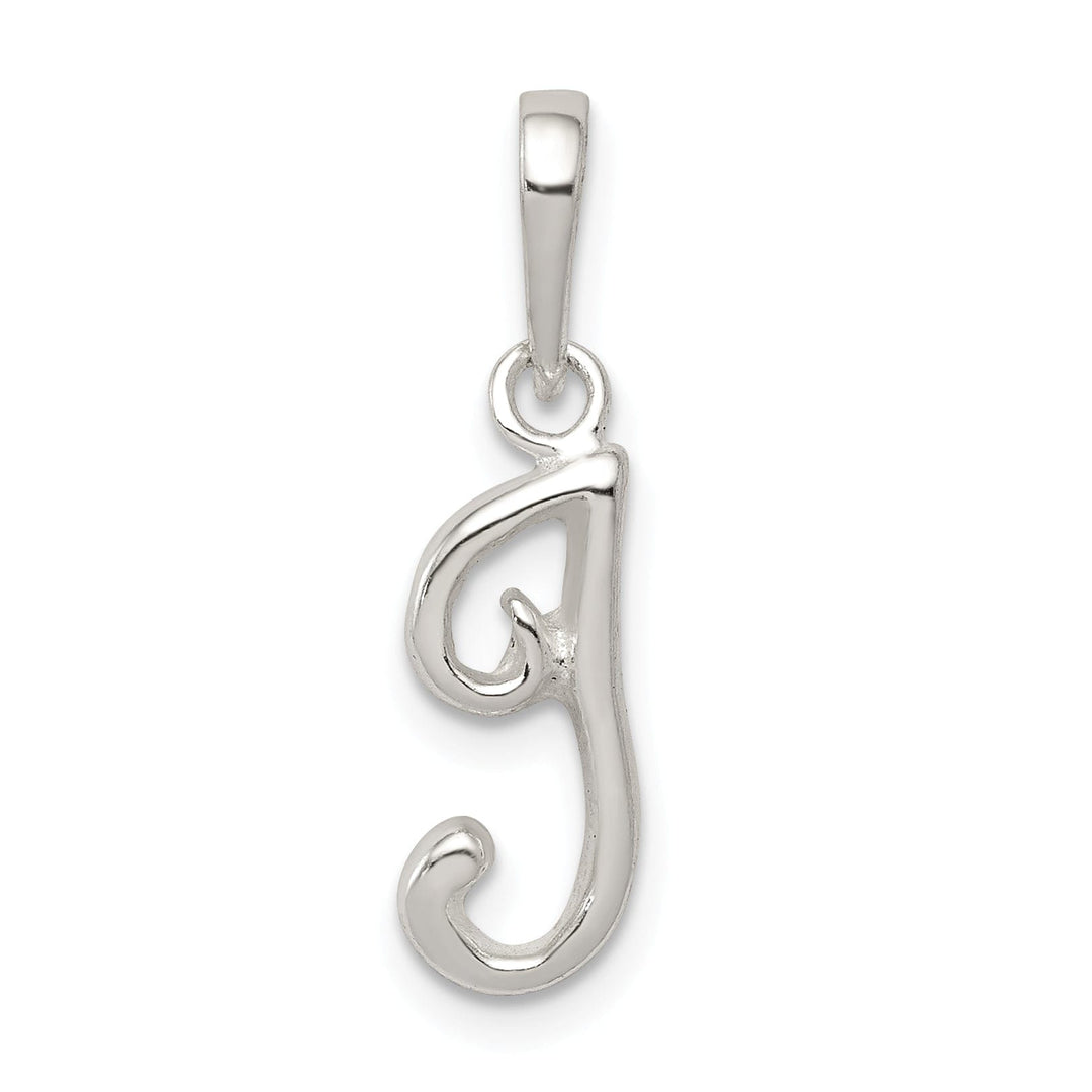 Sterling Silver Polished Initial I Pendant