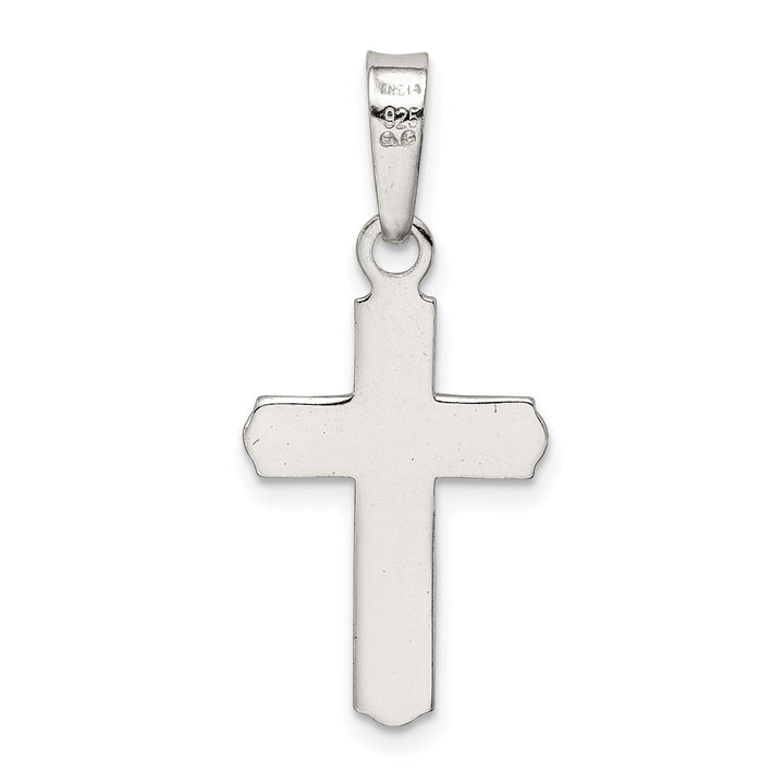 Sterling Silver Polished Latin Cross Pendant