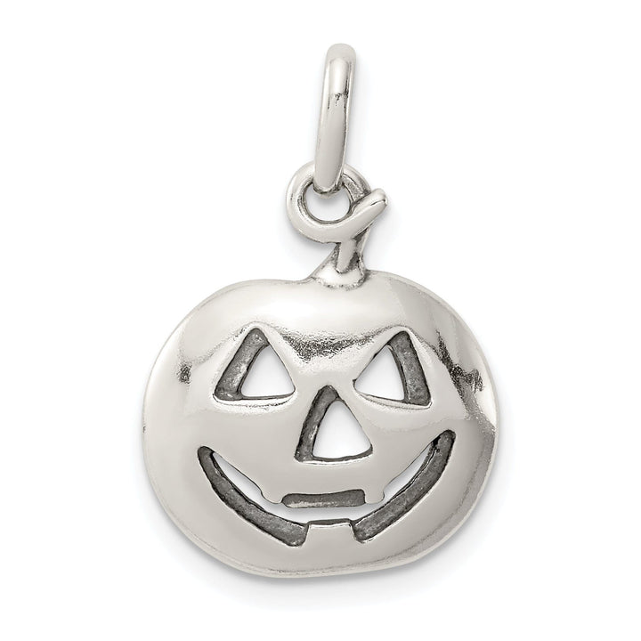 Sterling Silver Pumpkin Charm Pendant