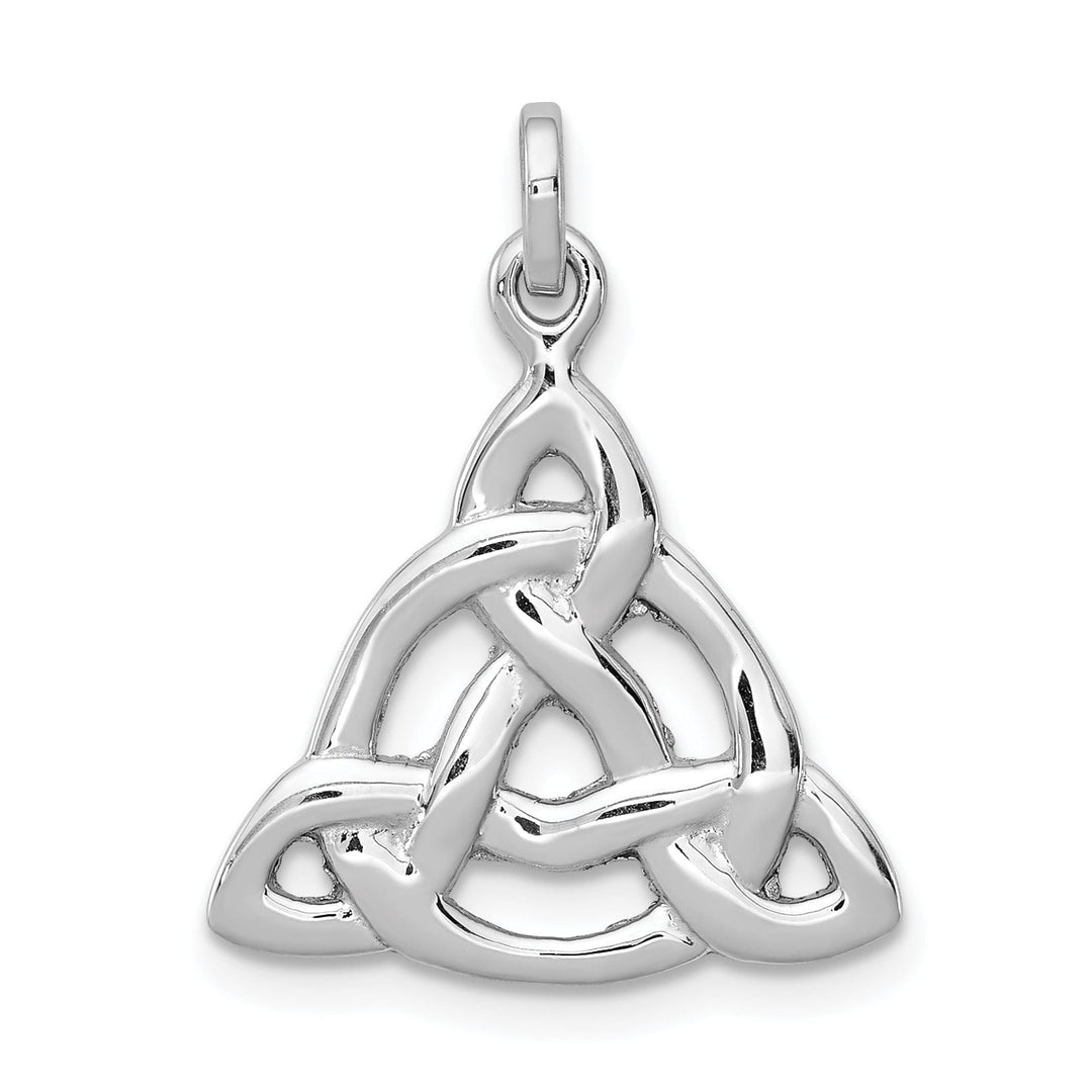 Silver Polished Finish Celtic Symbol Charm