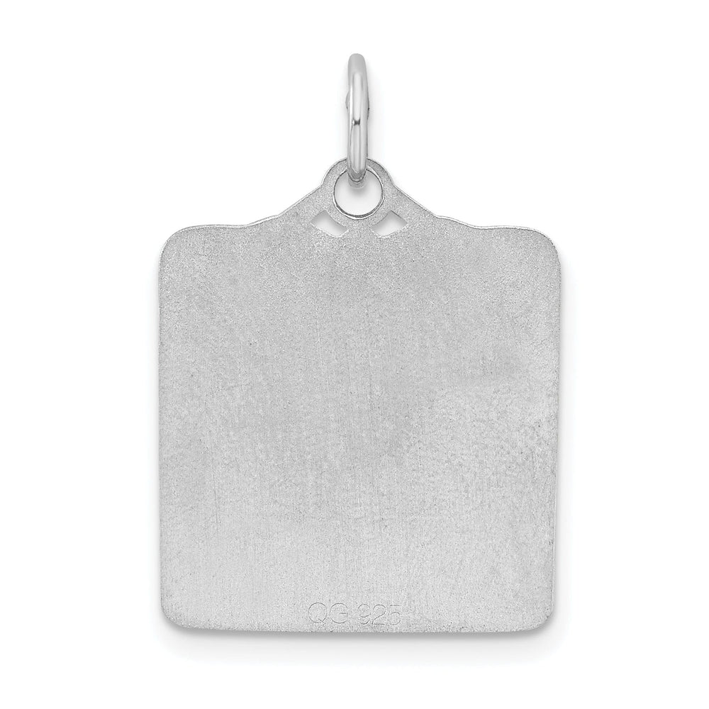 Sterling Silver Blue Birth Certificate Charm