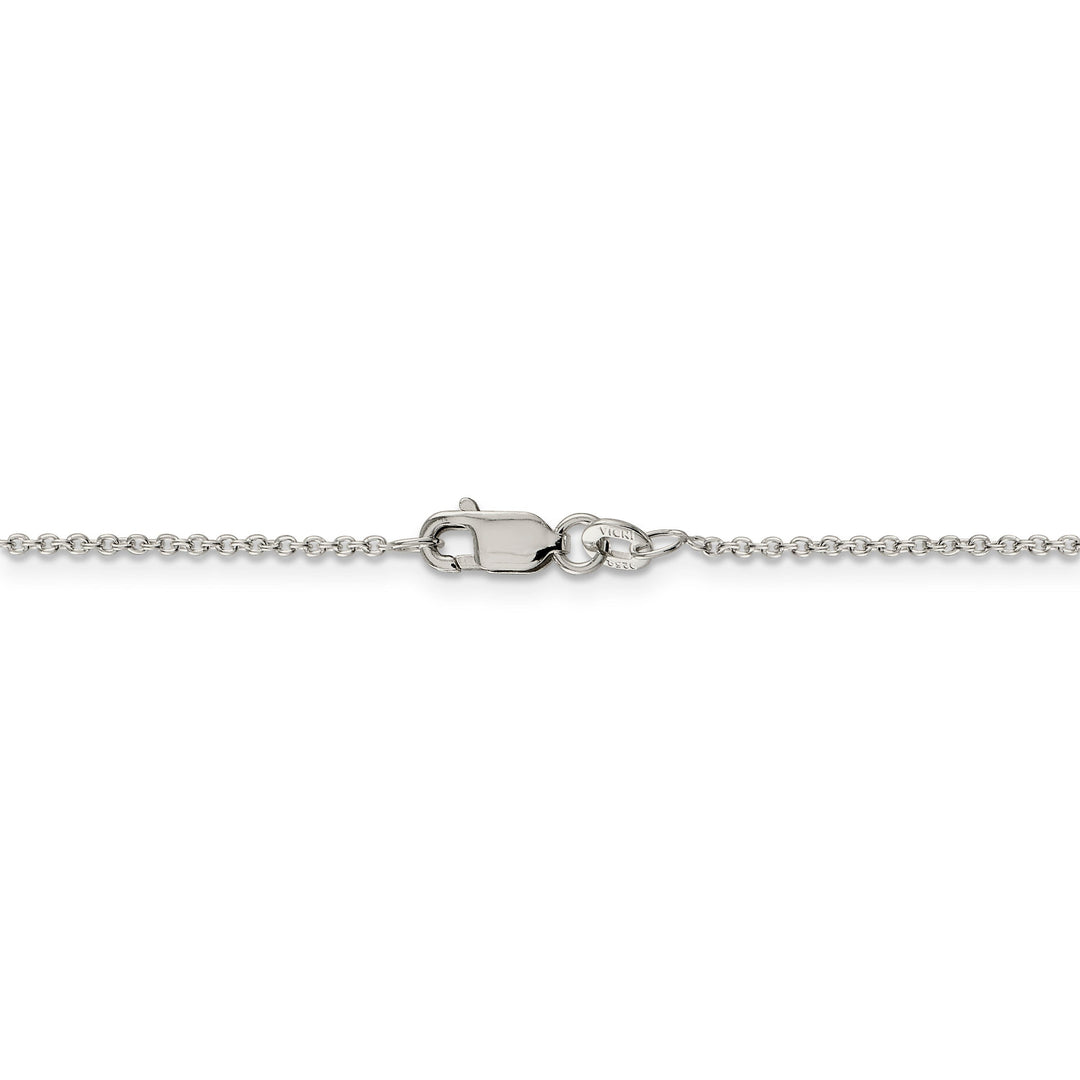 Sterling Silver Polished 1.00-mm Cable Chain