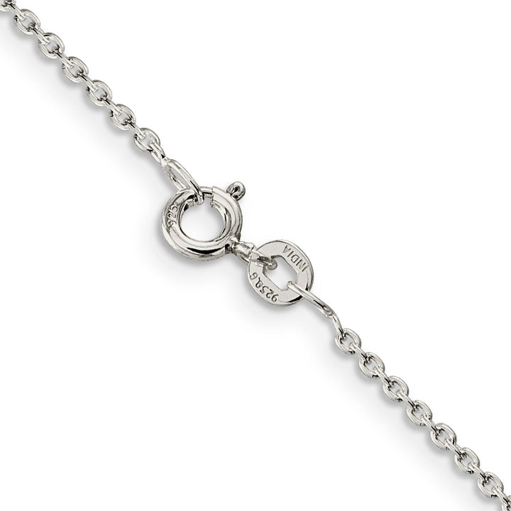Sterling Silver Polished 1.50-mm Cable Chain