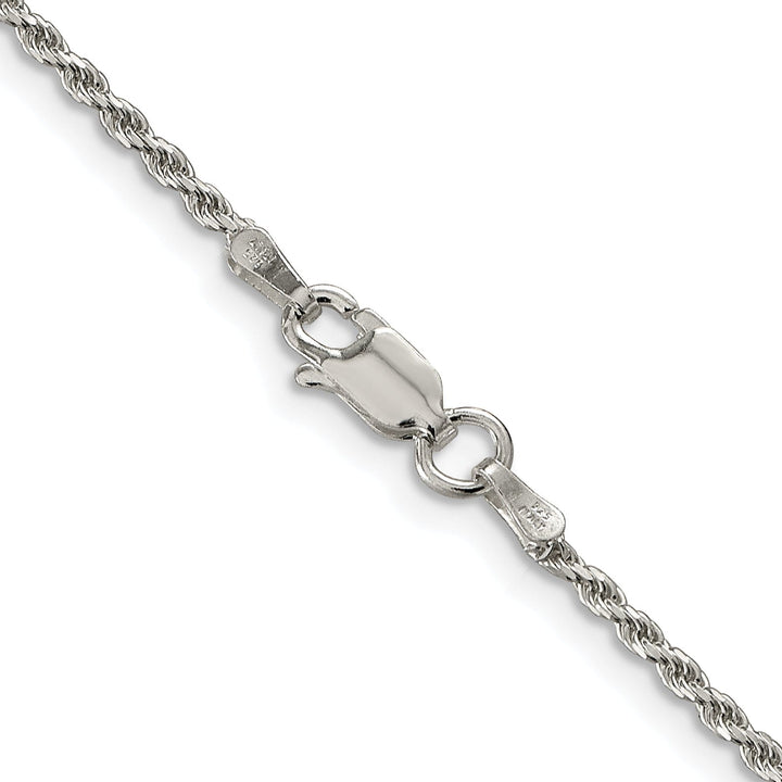 Silver Polished D.C 1.70-mm Solid Rope Chain
