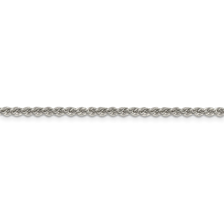 Silver D.C 2.50-mm Solid Twisted Rope Chain