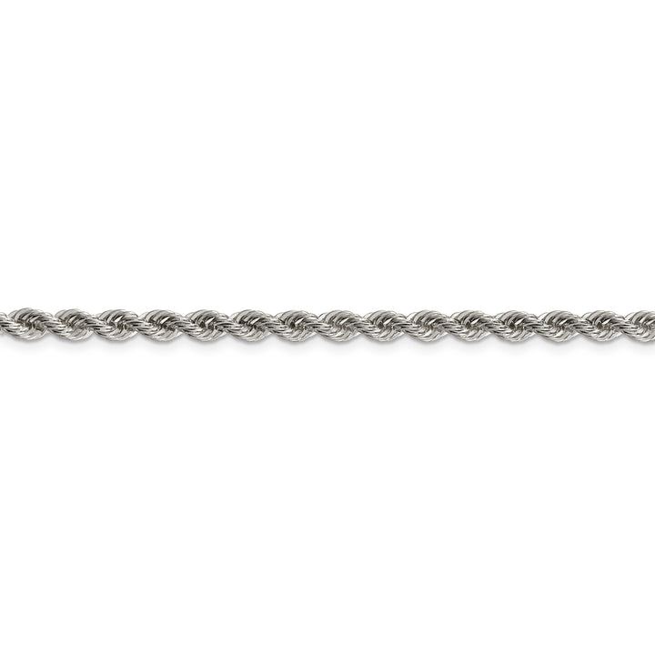 Silver D.C 4.50-mm Solid Twisted Rope Chain