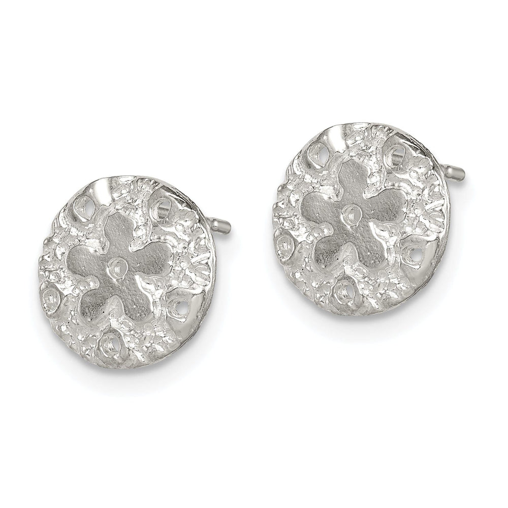 Sterling Silver Sand dollar Mini Earrings