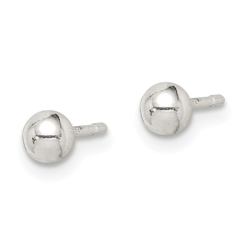 Sterling Silver 4MM Ball Post Earrings