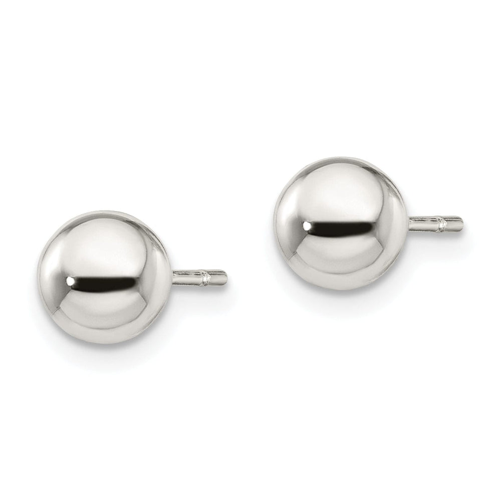 Sterling Silver Polished 6MM Ball Post Earrings