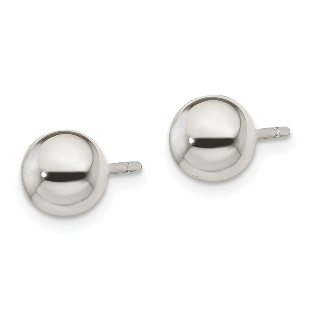 Sterling Silver Polished 7MM Ball Post Earrings