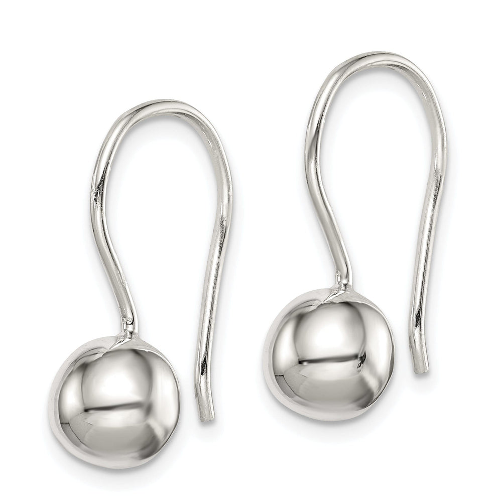 Sterling Silver 8MM Ball Earrings