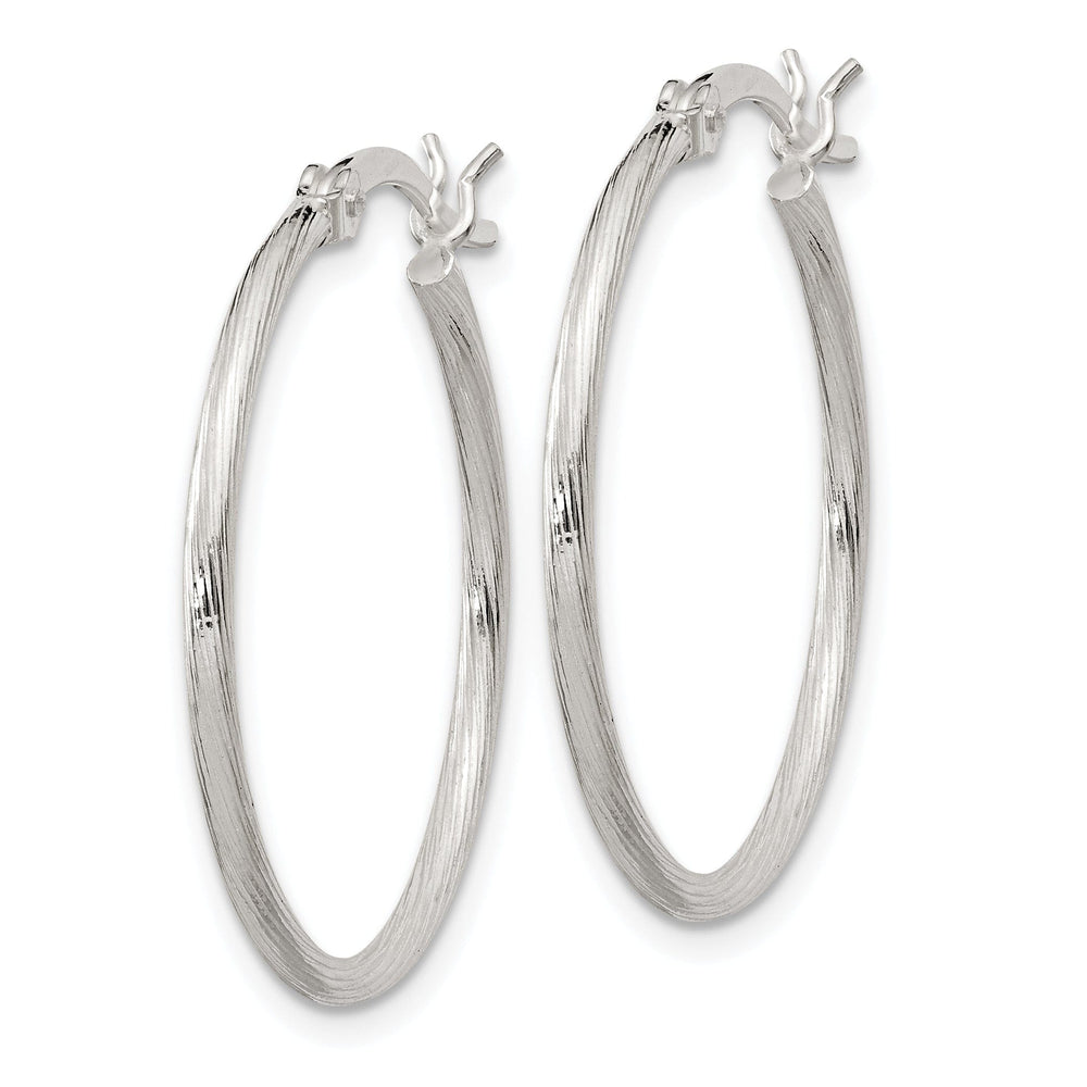 Sterling Silver 25MM Hoop Earrings