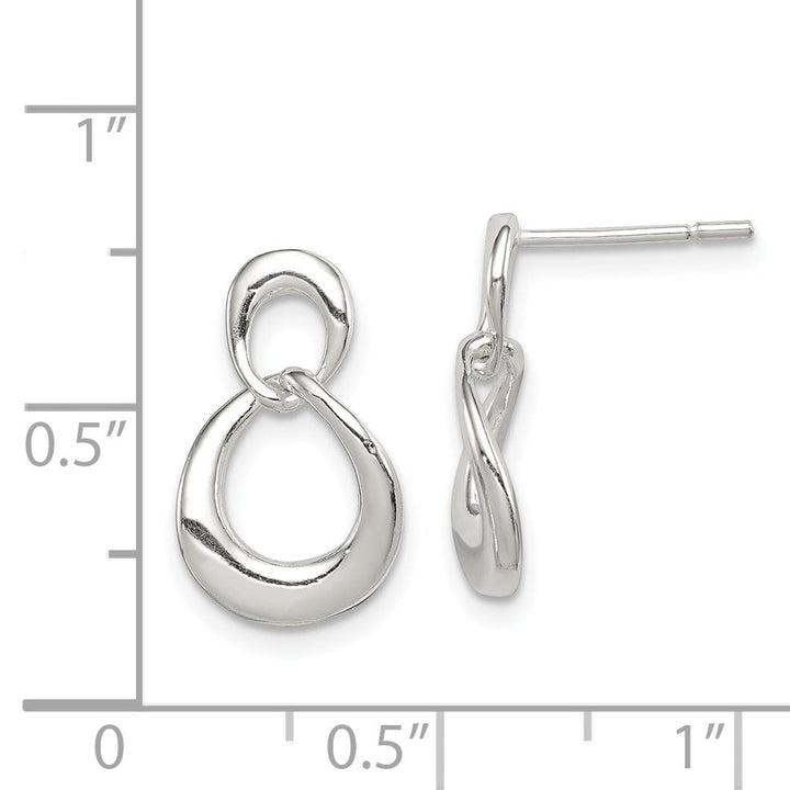 Sterling Silver Fancy Dangle Earrings