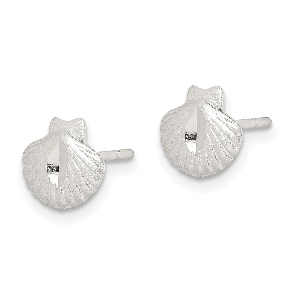 Sterling Silver Seashell Mini Earrings