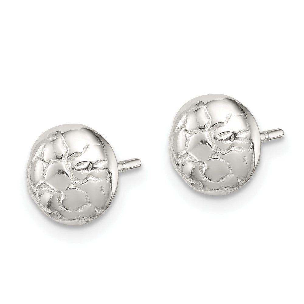 Sterling Silver Soccer Ball Mini Earrings