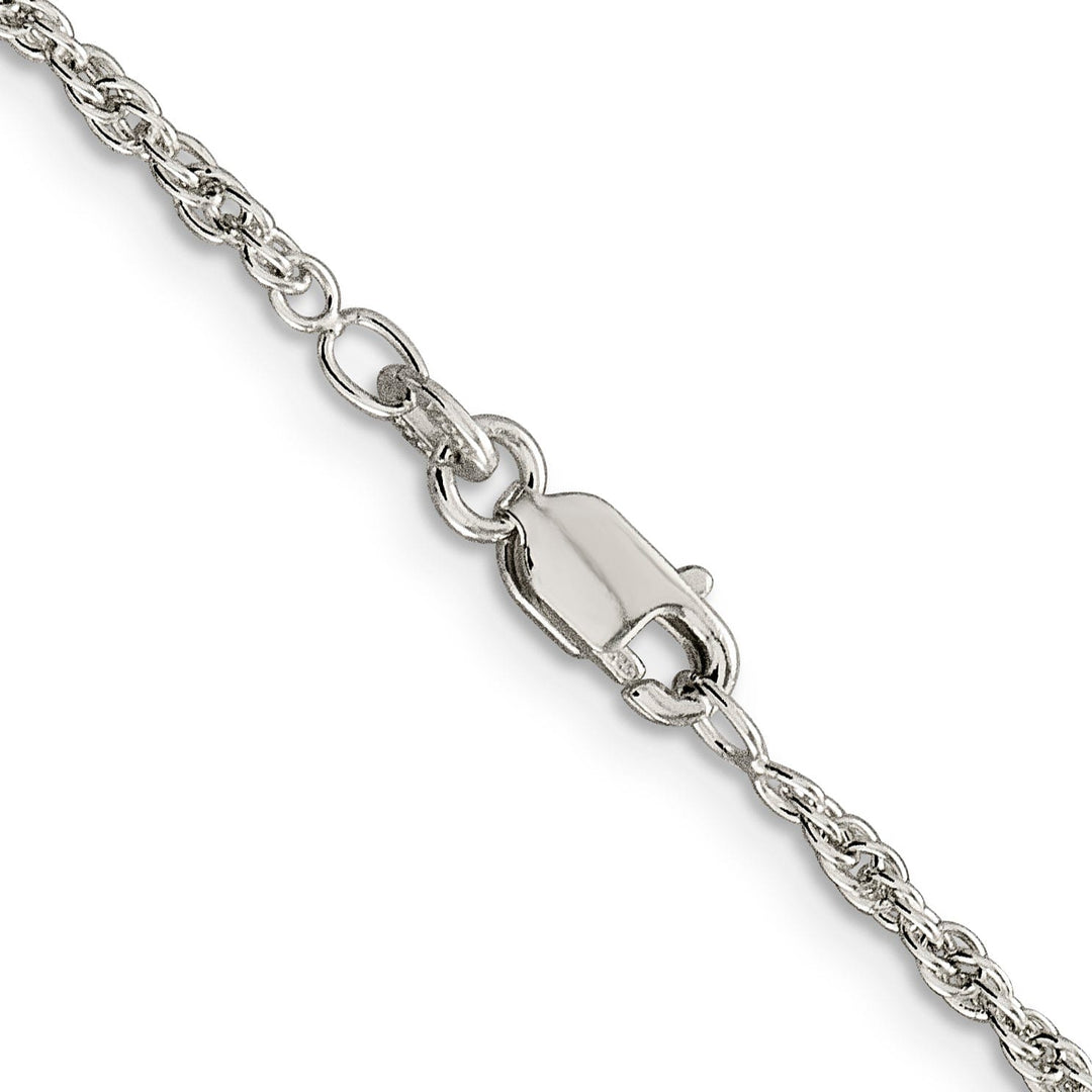Silver Polished 2.00-mm Loose Rope Chain