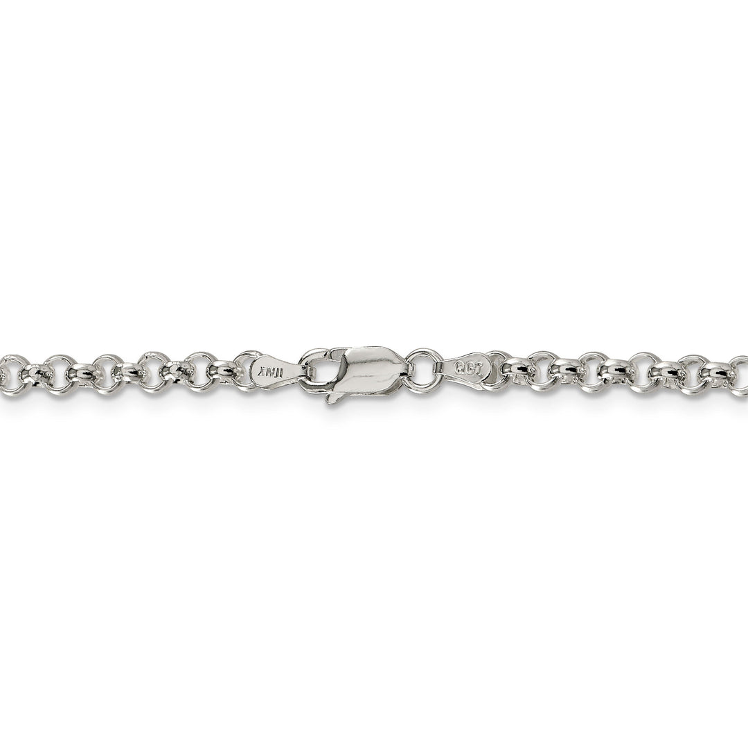 Silver Polished 3.00-mm Square Spiga Chain