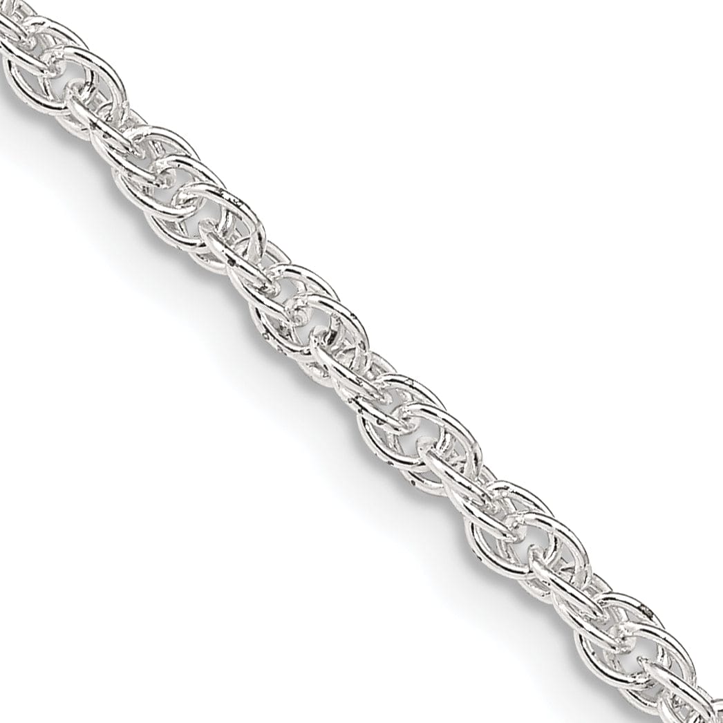 Silver Polished 2.45-mm Loose Rope Chain