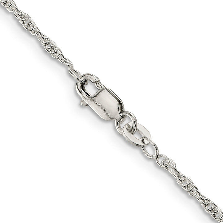 Silver Polish Finished 1.95mm Loose Rope Chain