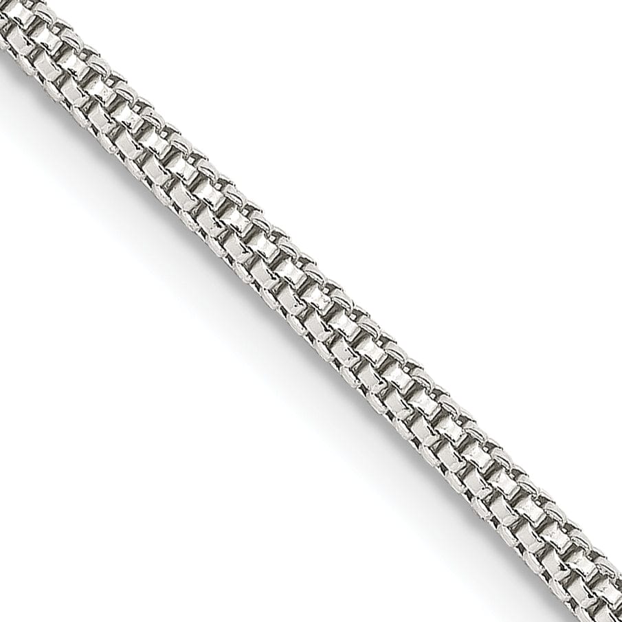 Silver Polished 2.00-mm Fancy Corona Chain