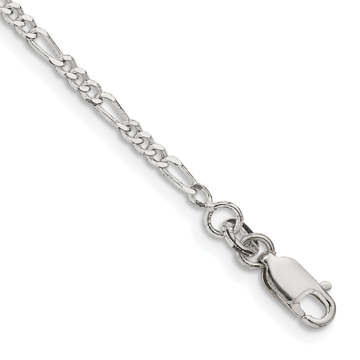 Sterling Silver Polish 2.25m Solid Figaro Chain