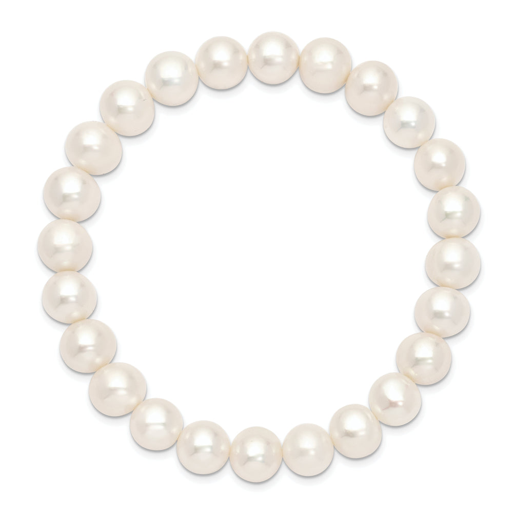 Fresh Water White Pearl 8.5-inch Bracelet